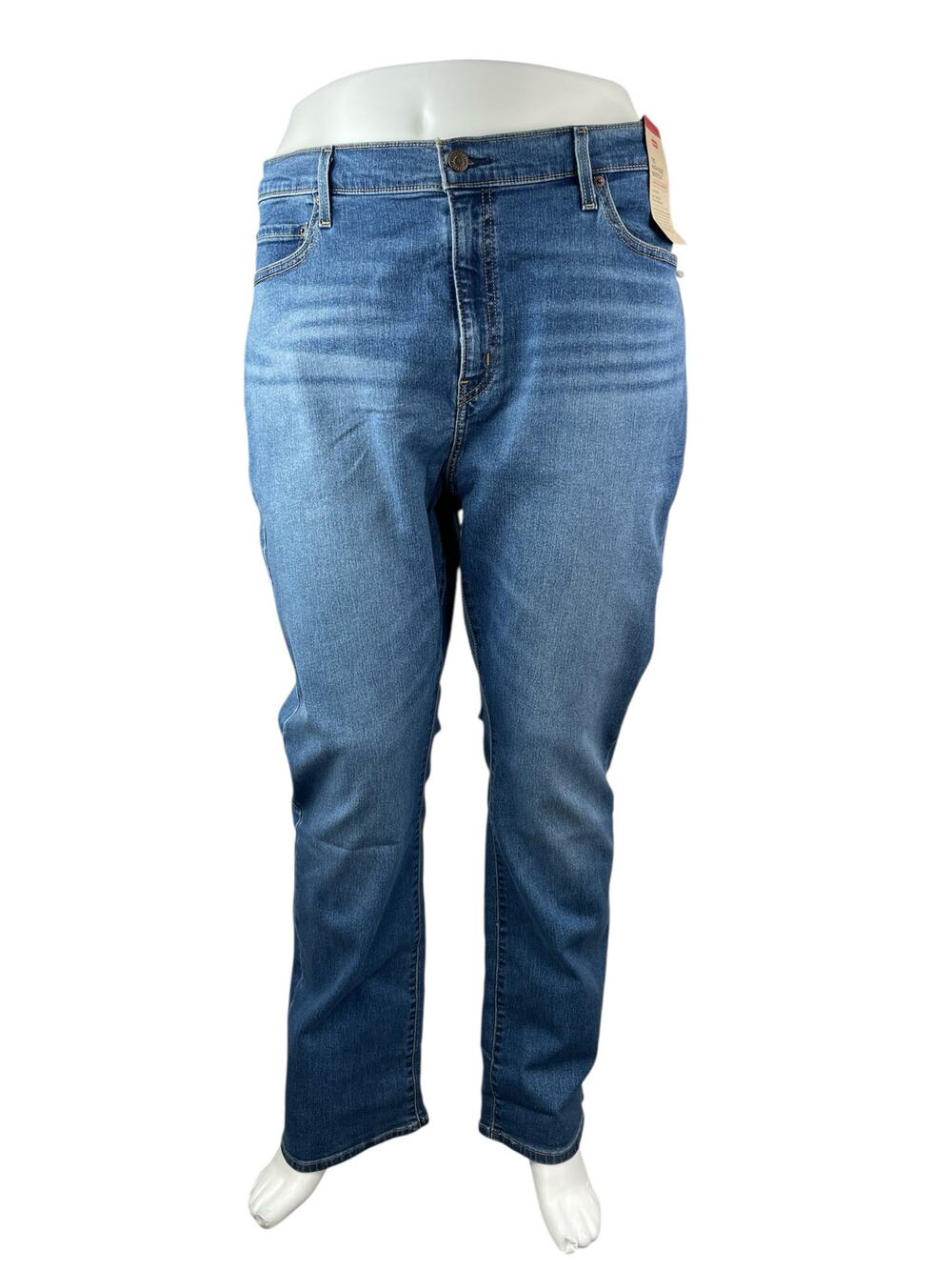 NEW Levi's Women's Blue High Rise Loose Straight Bootcut Denim Jeans Pants 24W